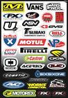 10-68004 Factory Effex Sticker Sheets Sponsor Kit