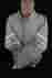 1004-1-md-gray Rjs Racing Equipment Adult Sfi 3-2a 5 Classic Medium Jacket Fire Suit Gray White