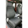 13214.01 Rugged Ridge Black Custom Neoprene Front Seat Cover Pair