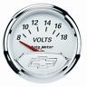 1391-00408 Auto Meter Autometer Bowtie Gauge Voltmeter