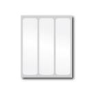 14-92000 Factory Effex Reflective Helmet Stickers White