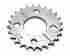 75325 25-tooth Tanner Axle Pulley Aluminum Natural Quarter Midget