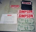 39025 Simpson Vintage Racing Logo