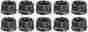 0arp400-8308 400-8308 Arp M12 X 1.25 Ss 750 Collar 12pt Nut Kit