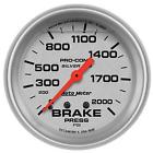 4626 Auto Meter Autometer Silver Face Gauge