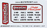 50-003 Quickcar Racing Products Switch Panel Sticker Various Functions 819616017957