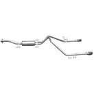 5586 Gibson Split Rear Exhaust Gm 677418028027