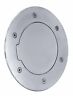 6097c All Sales Chrome Billet Aluminum Fuel Door