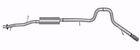 619897 4.0l Gibson Trac Ford Cab Sport Exhaust 4w Cat 07-08 Swept-side Crew