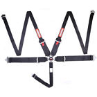745005 Racequip Racing Harness Sfi Certified Black Point Camlock 887753073556