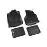 82987.41 Rugged Ridge Black Front And Rear Floor Liner 691201535493