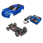 83024-4k4 Traxxas Chassis With Corvette Body And Battery Kit Includes