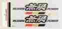 8ingt Mugen 8 Inch Jdm Power Decal Stickers Black Color Made In Japan Honda Acura New