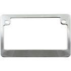 92775 Custom Accessories Chrome Metal License Plate Tag Frame 077341139263