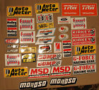 99.999 Moroso Holley Auto Meter Comp Racing Sponsor And Contingency Decals Mixed Lot