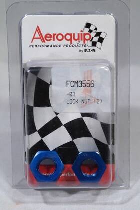 Aerfcm3556 Aeroquip Fcm3556 2 Pack Both In Same Aluminum Bulkhead Blue -3 An Nut Tf
