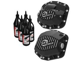 46-7101ab Afe Power 46 7101ab Pro Series Differential Cover Black W Machined Fins Gear