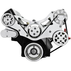 Fds-fe-103 All American Billet Serpentine System P/s Fits Ford Fe