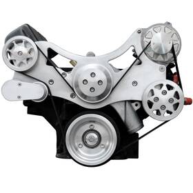Fds-fe-303 All American Billet Serpentine System P/s Fits Ford Fe