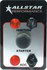 All80146 Allstar Performance Switch Panel Two With Lights Gear Headz Products