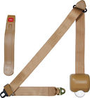 All98118 Allstar Performance Seat Belt Retractable Tan 848238034370