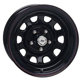 5178060 Allied Wheels Wheel Daytona Steel Gloss Black 17 Inch X8.0 6x5.50 Bc 4.25 Backspace Each