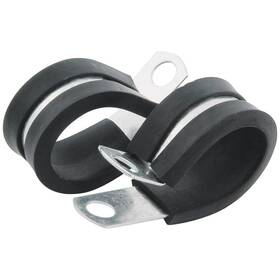 All18305 Allstar Performance Line Clamp - Adel 3/4 In Id Rubber Lining Aluminum Set Of 10