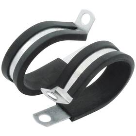 All18307 Allstar Performance Line Clamp - Adel 1 In Id Rubber Lining Aluminum Set Of 10