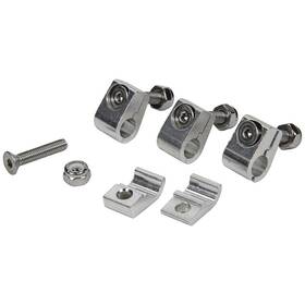 All18322 Allstar Performance 2pc Alum Line Clamps 5 16in 4pk