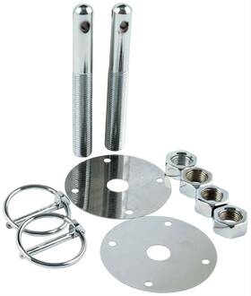 All18512 Allstar Performance Chrome Steel Hood Pin Kit