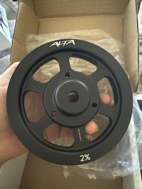 X-amp-eng-520 Alta 2% Oversized Crank Pulley Mini Cooper R53 S