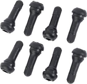 Az-0515 Aoerzn 8pcs Premium Tr413 Tubeless Tire Valve Stems Black Rubber Tr413-8pcs