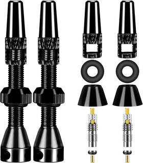 Aracey 784624186592 Tubeless Presta Valve Stems 44mm With Black
