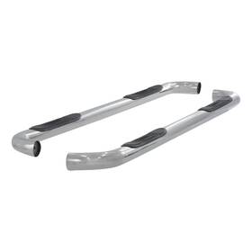 203010-2 Aries Automotive Step Bars 3 Inch Diameter Stainless Steel Polished Ford Pair