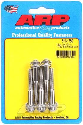 611-1750 Arp 1/4-20 X 1.750 12pt Ss Bolts