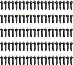 Do-0133-100 Auinland 100 Pcs Tire Pressure Sensor Rubber Valve Stems 17-20008 With Screws Black