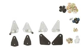 W-050 Auto Metal Direct Door Glass Mounting Kits