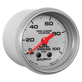 Auto Meter 046074161933 Autometer Pro-comp Marine Analog Gauge 200790-33