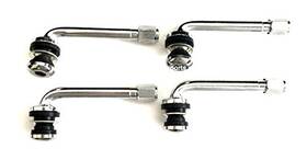 897271 Avn Motorsports 4 3.30 Inch Chrome Tire Valve Stems 90 Degree Angle For 3-piece Wheels Enkei