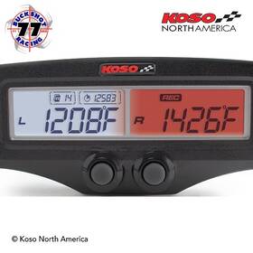 Koso-77 Buckshot Racing #77 Koso Dual Egt Rpm Digital Dash Kit Mercury 2.0 2.4 2.5 Liters