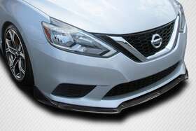 119748 Carbon Creations Adjustable Front Splitter 3 Piece Fits Universal