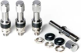 Circuit Performance 639385683807 Vs6mm Jdm 6mm 0.236 Inch Skinny Chrome Aluminum