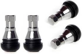 Tr-412 Circuit Performance 639385687126 Shorty Chrome Valve Stems Tr412 22mm Low Profile