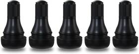 Cksafetr41205 Ckauto Tr412 Rubber Snap-in Short Black Tire Valve Stem For Tr412-5pcs