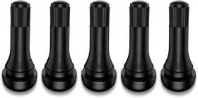 Cksafetr4130002 Ckauto Tr413 Rubber Snap-in Tire Valve Stem 5pcs/bag Black