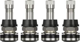 Cksafetr41600001 Ckauto 4 Pieces Tr416 Metal Valve Stems Outer Mount Fits .453 Inch And 4pcs Silver