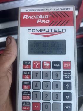 Computech Systems 099998248044 1000 Raceair Pro Digital Weather Station. Sprint Car Race