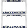 Crc1367 Restoparts License Plate Frame Cutlass