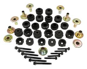 55176180mk Crown Automotive Body Mount Master Kit Incl. Upper/lower Grille