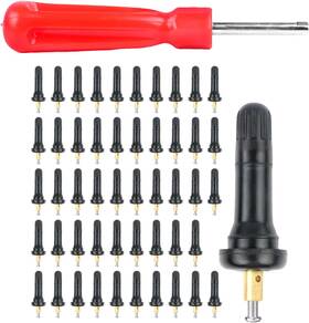 Hhhtpm042006 Diktalk 50pcs Tpms 20008 Snap-in Tire Pressure Sensor Valve Stems Rubber